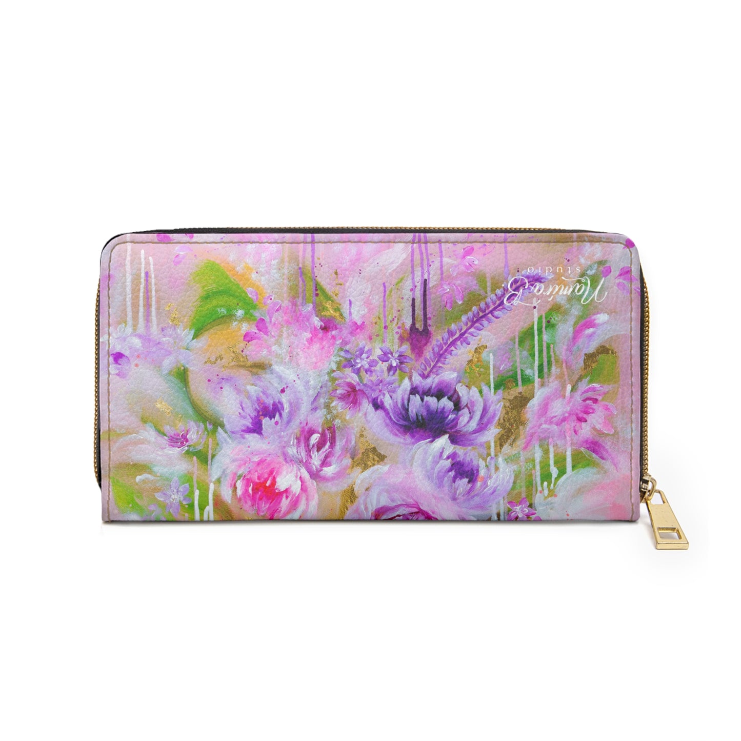 'Jardin de Fees' Zipper Wallet