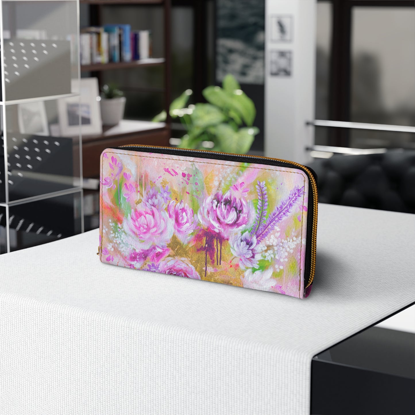 'Jardin de Fees' Zipper Wallet