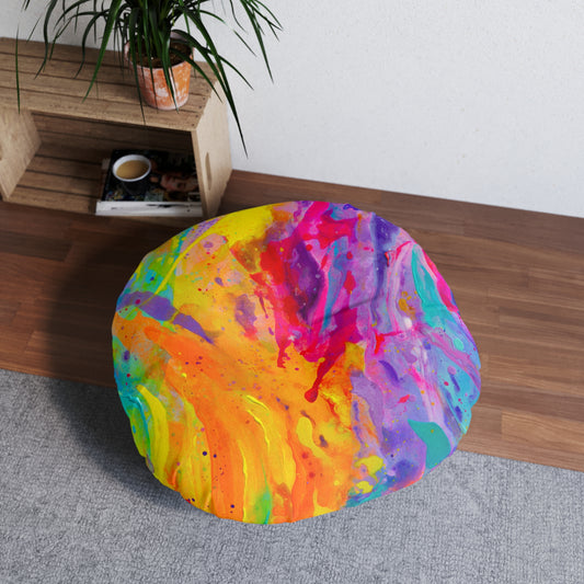 'Tropical Breeze' Tufted Floor Pillow