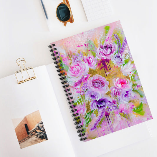 'Jardin de Fees' Spiral Notebook