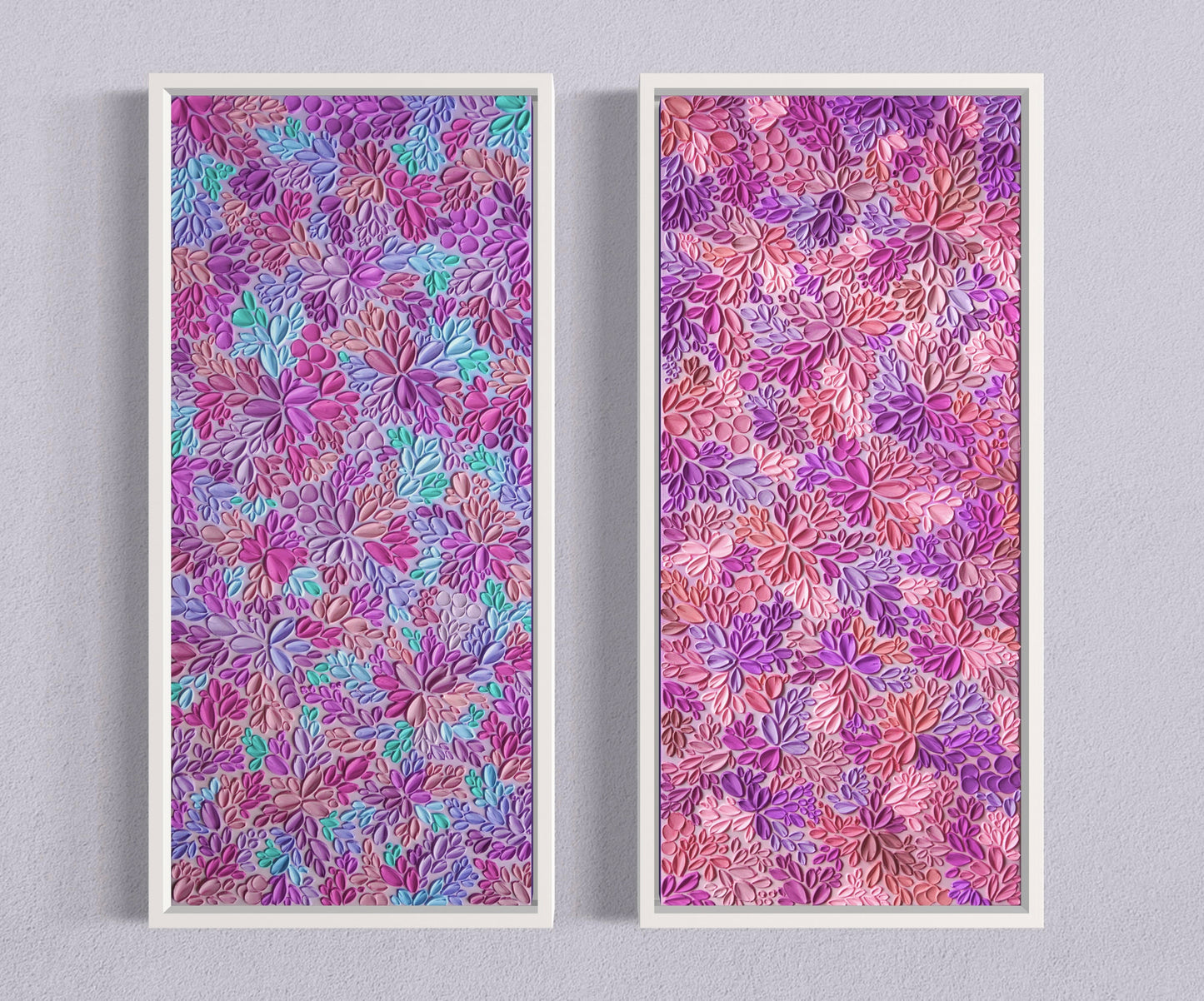 'Better Together 2" Textured Paintings