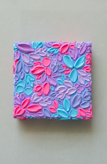 'Flamingo' Mini Textured Painting