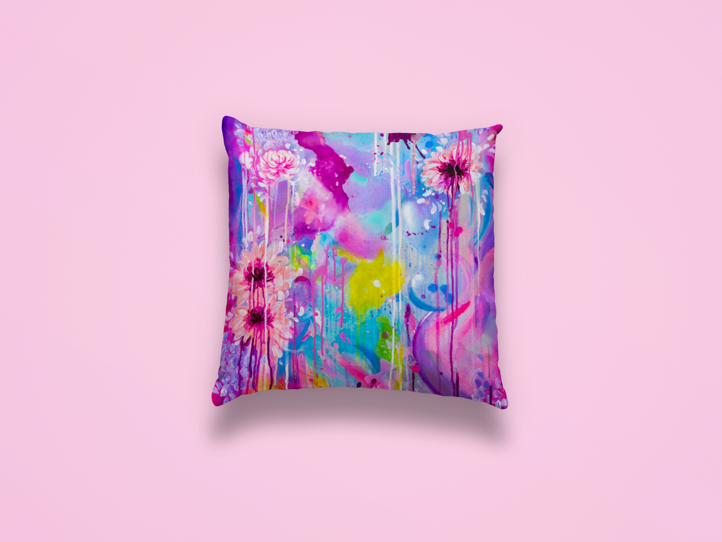 'Venus Garden' Throw Pillow