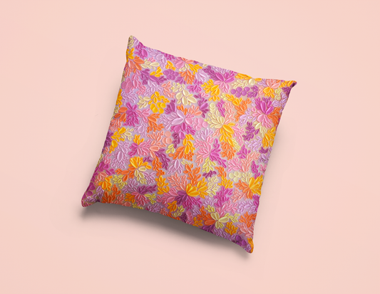 'Summer Bloom' Throw Pillow