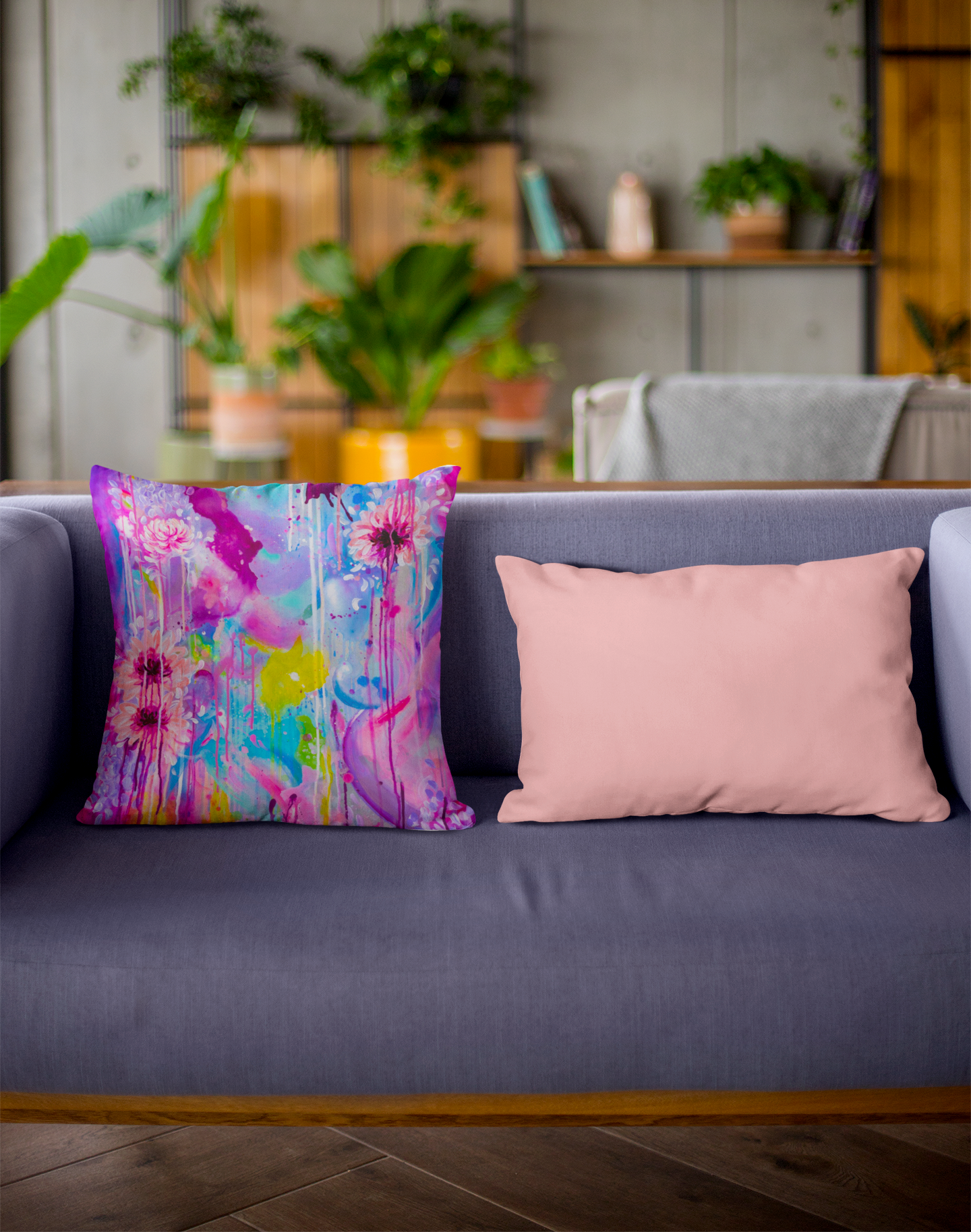 'Venus Garden' Throw Pillow